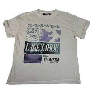 Girl Dangerous Shirt Women's Sz S Ski Tahoe 1997 Graphic Boyfriend Tee Oversized